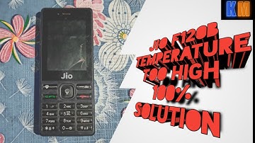 JIO F120B Temperature Too high solution 100%.