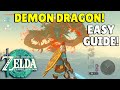 Zelda Tears Of The Kingdom | Demon Dragon Fight Guide | EASY | No Commentary!