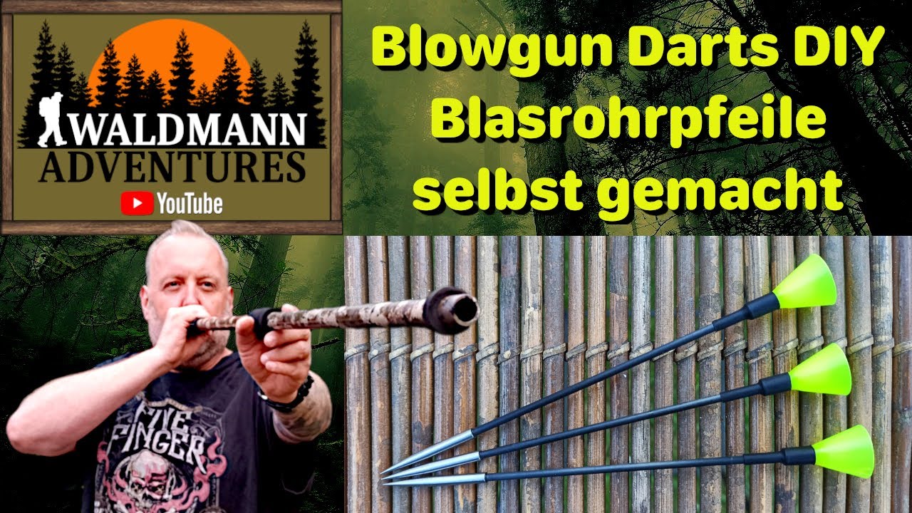 Blowgun Darts DIY - Blasrohrpfeile selbstgemacht
