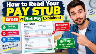 How to Read Your Pay Stub: Gross vs Net Pay Explained