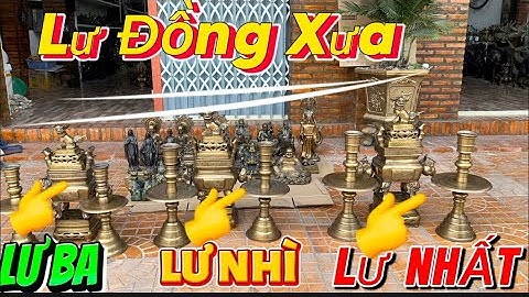 Lư đồng xưa _ Lư đào Nam Bộ _ Lư Xưa _ Tượng đồng xưa. Trưa 24/3 #đồcổcầnthơ #đồcổ