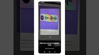 How to Scan a Spotify code