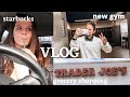 VLOG | getting a gym membership, unpacking, grocery shopping, and coffee