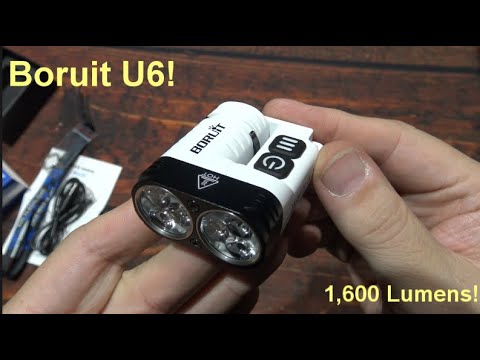 Світлодіодний ліхтарик брелок BORUiT U6 SST20 — перезаряджуваний ліхтарик з кліпсою та магнітом, видео 4