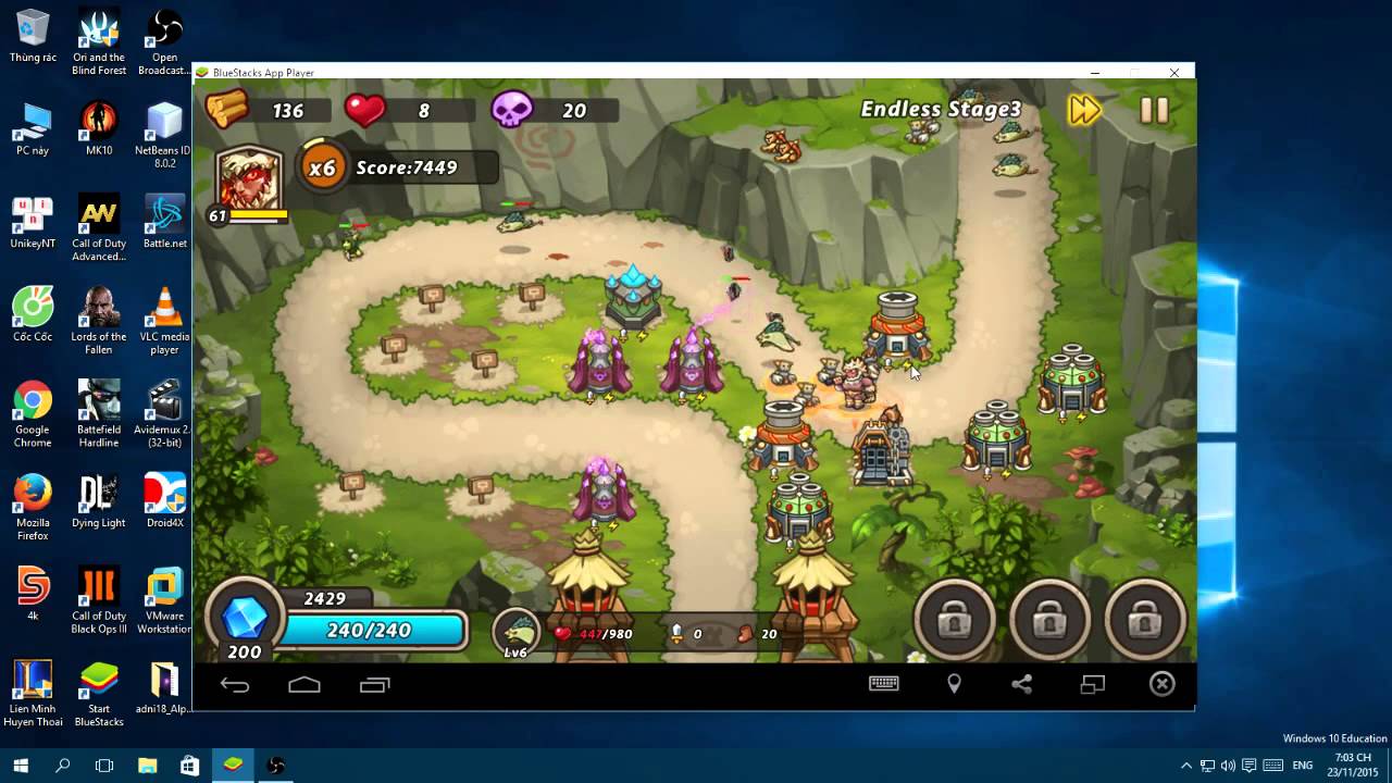 Castle TD 2 Endless Trials Lever 3 Wave 41