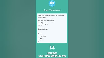 Guess The Answer | Interview questions | quiz | JavaScript | React #10 #javascript #react #codeguess