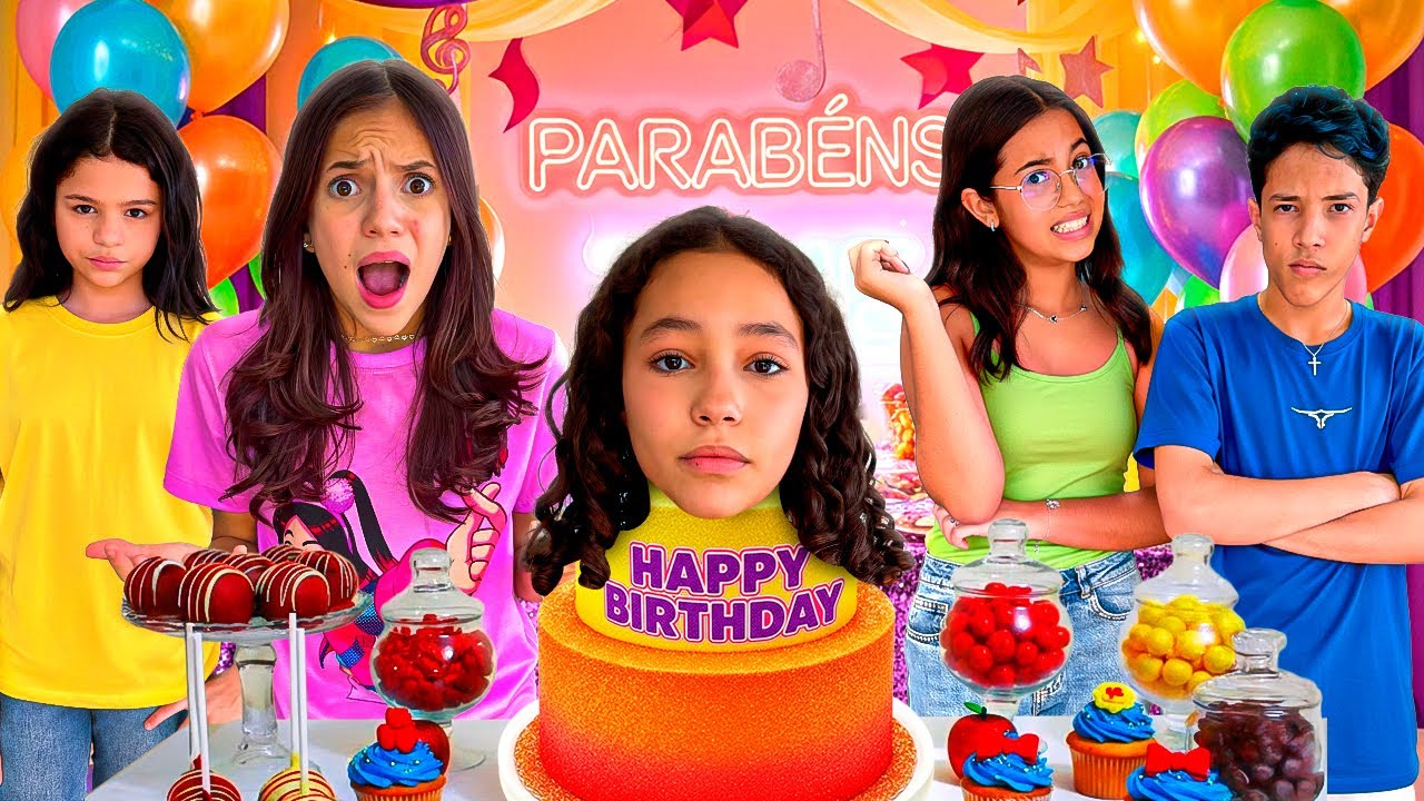 Fizemos uma festa de aniversário surpresa para a irmã da Manu*ela não gostou 