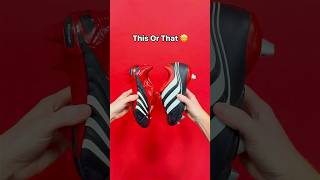 This or That with classic adidas Predators 👀🔥 #footballboots #soccercleats #adidaspredator