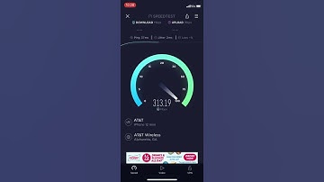 AT&T 5GE Speed 😱#5g #AT&T #speedtest #lte #verizon #cband #tmobile