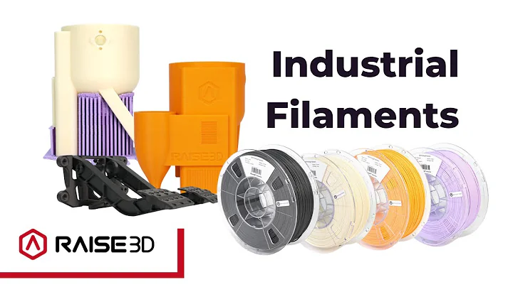 Raise3D Industrial PPA CF Filament, Industrial PPA GF Filament, and Industrial PPA Support Filament