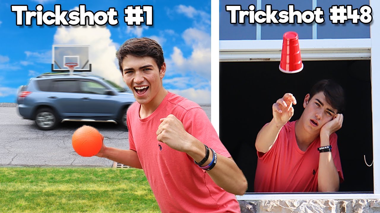 I Did Trick Shots For 24 Hours Straight