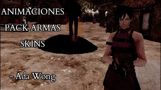 GTA San Andreas | PACK DE ARMAS SKINS Y ANIMS DE RESIDENT EVIL 4 | ADA WONG | (LOQUENDO)