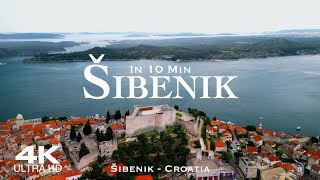 SIBENIK 🇭🇷 ŠIBENIK Drone Aerial 4K | Croatia Hrvatska Dalmatia