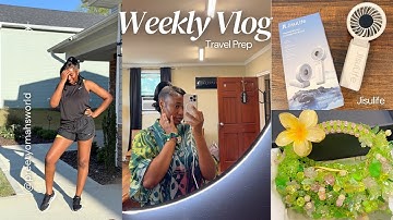 💕 Anniversary Trip Prep Vlog! Traveling to Iowa + PR Unbox & Hair Transformation 💇🏽‍♀️✈️ / JISULIFE 