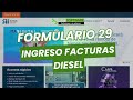 Formulario 29 Como Ingreso de Facturas Diesel Transportistas - Rjc Software