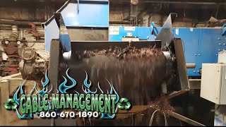 Using a Wire Chopper to Recycle Auto Harness Wire
