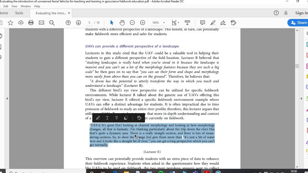 how to present interview findings in qualitative research