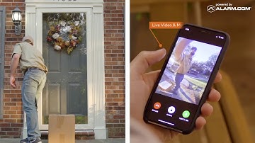 Alarm.com Video Touchless Video Doorbell