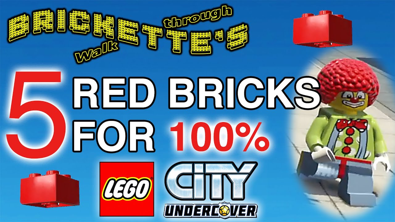 5 Red Bricks for Fun and 100%ing in City Undercover - SEE DESCRIPTION times - YouTube