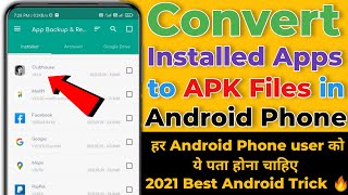 Get APK File From Installed App In Android | Extract APK Files from Installed Application in Android screenshot 5