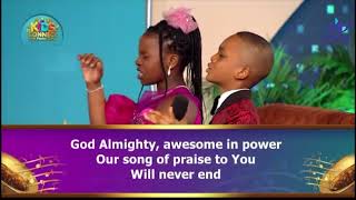 The incredible Kiddies Loveworld Singers&#39; ministering at the Global Kids Connect With Pastor Chris🔥