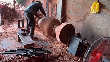 Cận Cảnh Quy trình tiện Lộc bình | Lục Bình - xưởng đồ gỗ kinh bắc