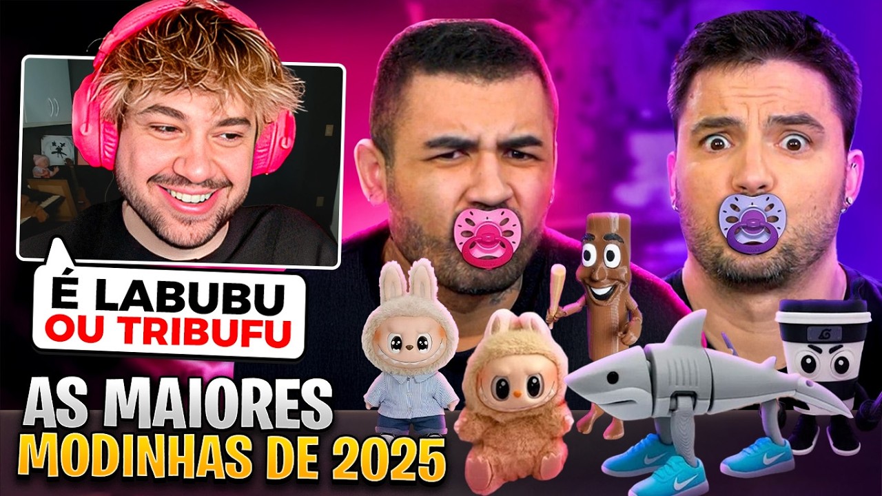 TESTANDO AS MAIORES MODINHAS DE 2025! - React Felipe Neto