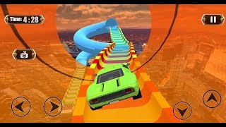 Car Water Slide Stunt Racing Game || Car Racing Game || Car games || Free games screenshot 4