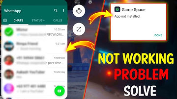 Game space Not working problem solve || Game play time  WhatsApp not work problem solve || new trick