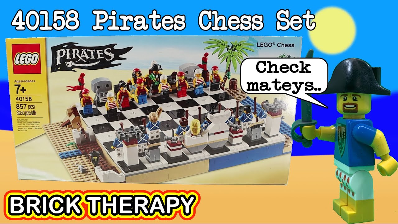 LEGO Pirates set 40158 Pirates Chess Set : Build and Review - YouTube