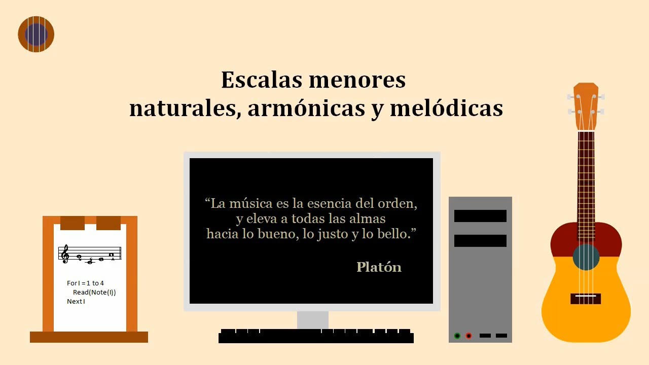 Escalas menores naturales, armónicas y melódicas YouTube