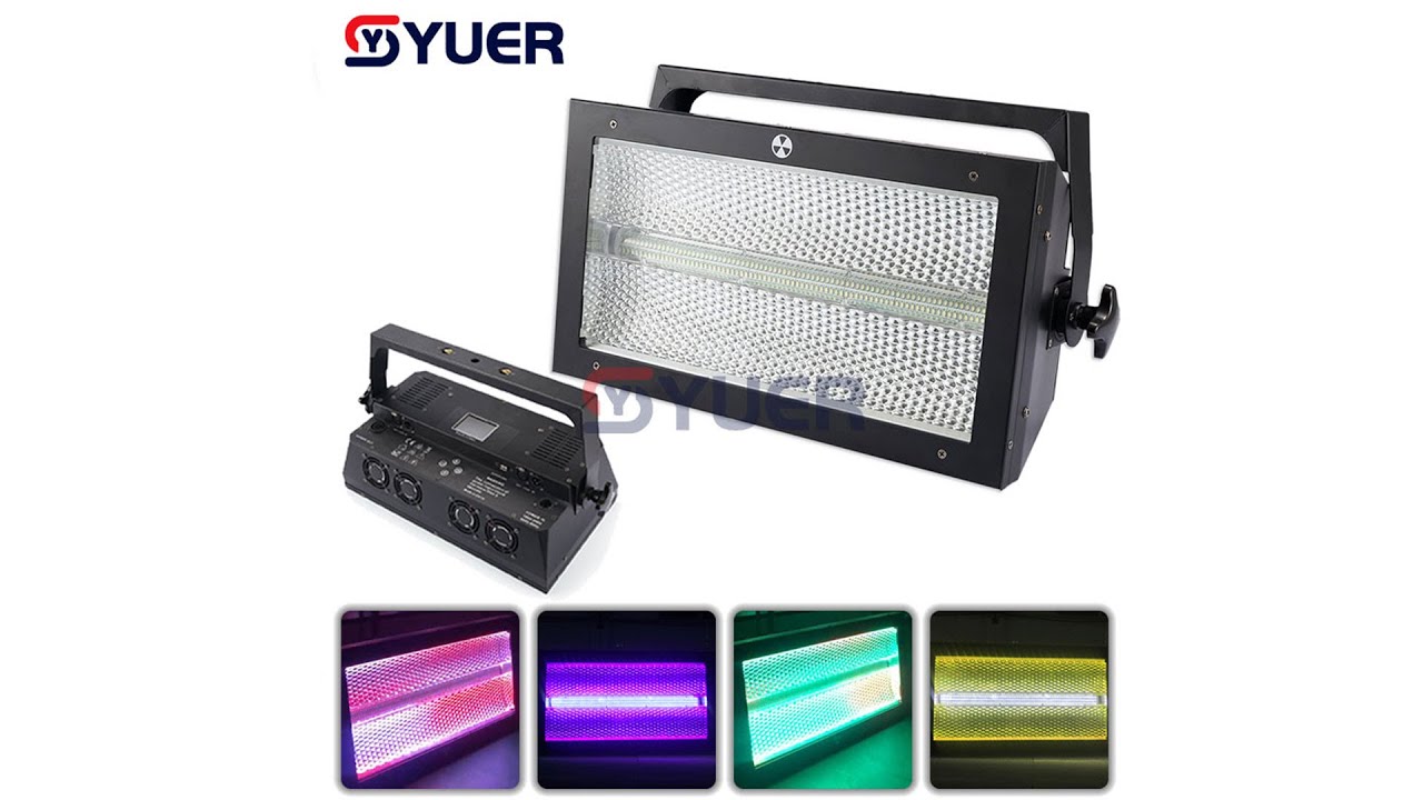 YUER™️ LED 3000W DMX Strobe Light Atomic 3000 Strobe Flash Light Profe –  yuerlights