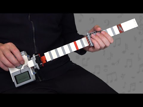 Lego Guitar (3 simple songs demonstrated)