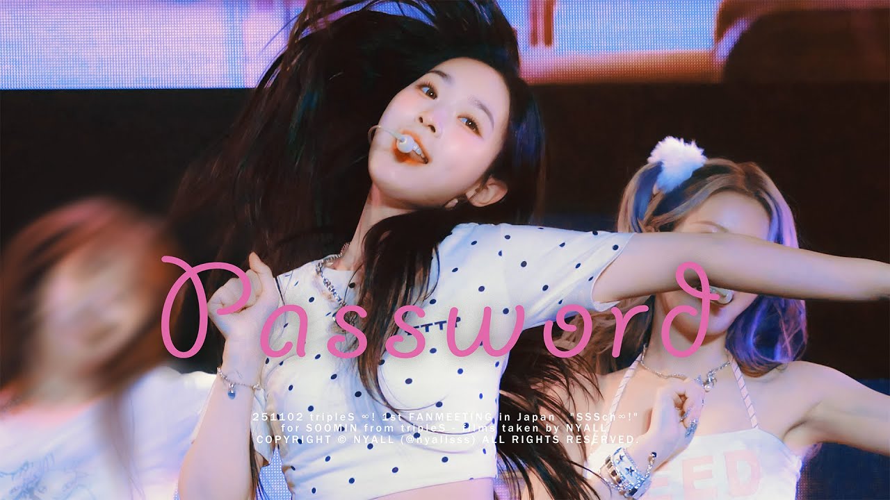 251102 tripleS (트리플에스) 수민 'Password' 직캠 (SOOMIN FOCUS FANCAM) @ SSSch∞!