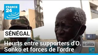Sonko ramené de force à Dakar : heurts avec les forces de l'ordre • FRANCE 24