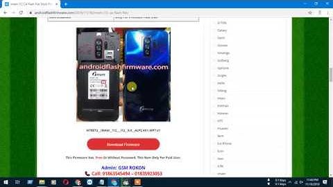 Download And Install imam i12 CA Stock Firmware Rom Flash File