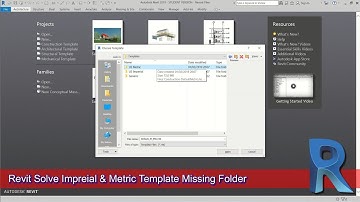 Revit Solve Imperial And Metric Missing Template Folder