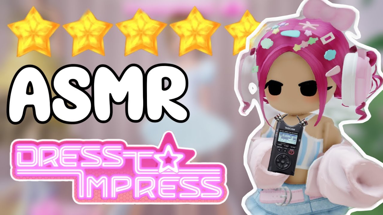 Roblox ASMR ꒰ ♡ ꒱ Playing Dress to Impress  ⁞ whispered rambling ˚ ༘♡ ⋆｡