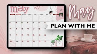 PLAN WITH ME | Digital Bullet Journal May 2021 | Aesthetic Theme
