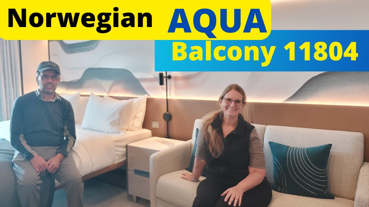 Exploring Our New Balcony Stateroom on the Norwegian Aqua!