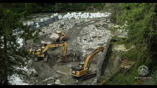 Dam removal timelapse on Washington's Middle Fork Nooksack River (2020)