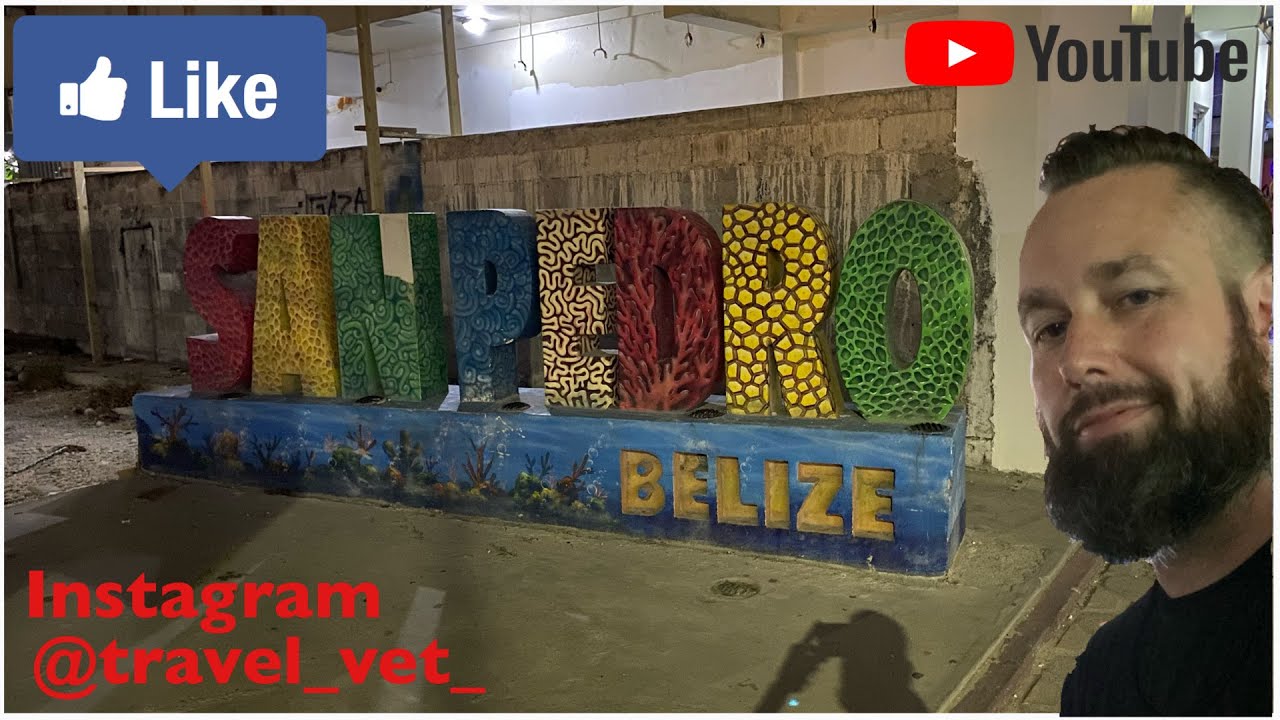 San Pedro Belize golf carting through the streets YouTube