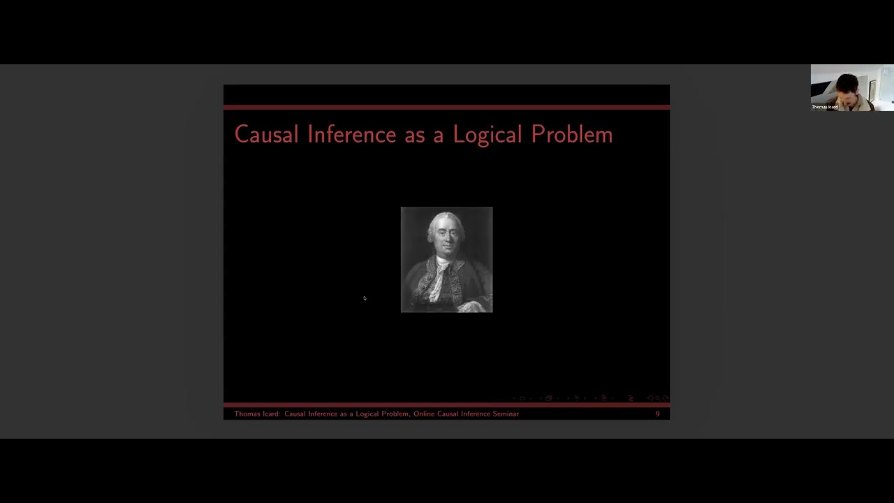 Thomas Icard: Causal Inference as a Logical Problem - YouTube