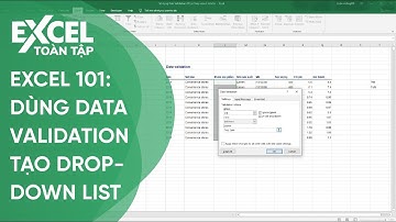 22.  Cách tạo Drop-down list (Sử dụng Data Validation) | Khóa học phần mềm văn phòng Excel