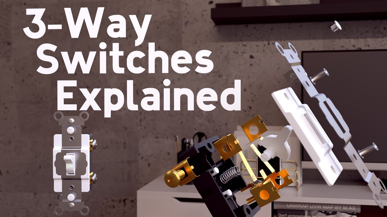 3-Way Light Switches Explained!! Engineering Inside Light Switches and