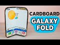 Working Samsung Galaxy Fold from Cardboard - Stop Motion