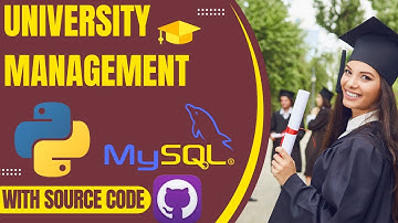 GUI Python Projects: University Management Project tutorial with Tkinter and Mysql