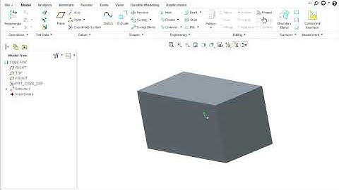 Creo Apply material to Model