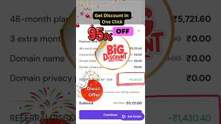 Hostinger Diwali Offer | Hostinger Coupon Code | 95 % off Hosting #hostinger #hostingercouponcode