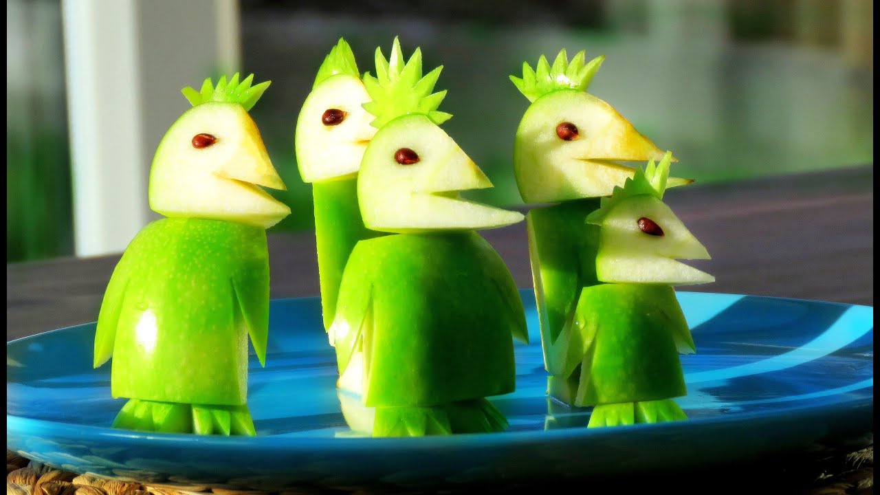 How to Make Apple Decoration Apple Art Fruit Carving Apple